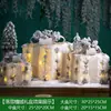 Decoração de Natal Boneco de Neve Rena de Natal Brilhante Cenário para Shopping Center Lobby de Hotel Enfeites Decorativos Grandes de Natal