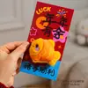 2026 Año del Caballo Nuevo Peluche Dibujo Animado Billetera de Dinero de la Suerte Creativa Festival de Primavera Sobres Rojos para Niños Bolsita de Sobres Rojos de Año Nuevo