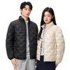 Jaqueta de Penas Leve com Gola Alta para Casal Masculina e Feminina Inverno 2026 90% Penas Esportiva Leve Quente Top Jaqueta Casual