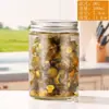 Frascos Redondos de Vidrio Transparente Sellados al por Mayor Frascos para Conservas de Cocina Frascos para Nido de Pájaro Frascos para Miel Frascos para Pepinillos Frascos para Mermelada