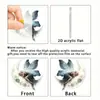 Colgante creativo 2D de hada de luna nueva, colgante acrílico plano transfronterizo para interior de coche, decoraciones para fiesta navideña