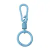 Chaveiro de liga, fivela antifurto para bolsa de viagem, fivela de mola com argola de chaveiro, acessórios para chaveiro de liga DIY feitos à mão