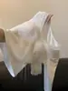 ¡Ponlo en el papel, tío! Camiseta Base de Encaje Blanco Puro Deseo para Mujer Otoño e Invierno Manga Larga Coreana Cuello en V