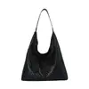 Bolso tejido de nicho de alta gama 2026 nuevo modelo de gran capacidad para madre e hija, estilo casual perezoso, bolso de hombro único para el día a día