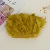 Directo de fábrica pieza de rasgar fuego tela de plumas accesorios hechos a mano diy ropa falda plumas decorativas venta al por mayor
