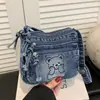 Transfronterizo 2026 Verano Nueva Moda Bolso de Mezclilla Sencillo Bolso Cruzado Versátil Casual Bolso Cuadrado Pequeño