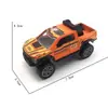 Carrinho de Brinquedo de Metal com Puxar para Trás, Carro de Simulação Hot Wheels, Modelo de Carro Esportivo Roda de Fogo, Caminhonete, Brinquedo de Veículo Off-Road, Atacado Transfronteiriço