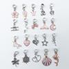 Panjia 20 cuentas de agujero grande cuentas de resina creativas diy pulsera colgante una variedad de cuentas sueltas opcionales bolsa de material de accesorios