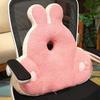 Cojín de animal de pana simple de dibujos animados para sofá de sala de estar, almohada de mesita de noche, cojín de silla de respaldo grande, almohada al por mayor