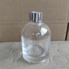 Fábrica por atacado não-fogo aroma garrafa de vidro transparente garrafa pendurada sino forma novo redondo ombro parafuso quadrado vidro redondo