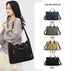 Bolso de Hombro Retro de Viaje y Uso Diario de Moda Verano 2026, Maletín Simple Multicapa, Bolso de Mano para Laptop, Bolso Cruzado