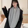 Bufanda Versátil del Fabricante para Mujer, Bufanda de Lana Tejida para Otoño e Invierno, Color Sólido, Protector de Cuello Cálido, Protección contra el Frío Normcore, Estilo Normcore