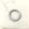 Hebilla de resorte de color, anillo de resorte de aleación de pintura de círculo abierto de metal, cadena para teléfono móvil, cadena para bolso, accesorios hechos a mano