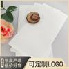Toalha de Papel Espessa de Alta Qualidade Personalizável com Logo Restaurante Ocidental Faca e Garfo Especiais Dobrável de Bolso Dobrável Lenço Úmido