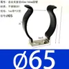 Abrazaderas elásticas de acero inoxidable aisladas recubiertas de goma para tuberías, clips para tuberías, abrazaderas en forma de U, abrazaderas para tubos de lámparas, clips de resorte para tuberías de agua y soportes.