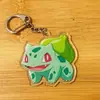 Llavero de Acrílico Dibujos Animados Anime Periférico Pokemon Colgante de Doble Cara Accesorios DIY Colgante para Bolso
