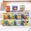 Accesorios de resina, simulación de cubo de galletas, cubo de fideos, juego de comida, micropaisaje, decoración, minisupermercado, colgante, accesorios