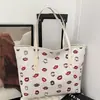 Novo Produto de Nicho: Bolsa Tote Estampa de Cerejas Fofa, Bolsa de Ombro Versátil de Grande Capacidade, Bolsa Tote de Mão para Mulheres