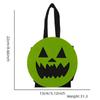 Decoraciones de Halloween Bolsa de Dulces Diablo Calabaza Bolsa de Dulces Murciélago Niños Bolsa de Regalo para Niños Bolso Tote de Fieltro DIY