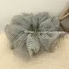 Scrunchie de Rede com Bolinhas Onduladas Estilo Coreano para Mulheres, Elástico de Cabelo de Alta Qualidade, Corda de Cabelo da Moda, Acessório de Cabelo