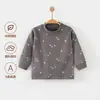 Top para Bebé Categoría A Algodón Otoño e Invierno Sin Huesos Ropa de Otoño para Niños Primavera y Otoño Cálido Sudadera de Una Pieza Top de Algodón