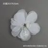 Suus Organza Flor Multicapa Adorno de Lazo Cosido a Mano Perlas de Burbuja Ropa para Niños Zapatos Adornos Florales Pasador Flores Hechas a Mano