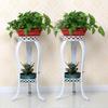 Soporte Europeo de Hierro de Múltiples Capas para Flores Pothos de Piso para el Hogar Suculentas Soporte para Macetas de Flores Interior Balcón Sala de Estar Soporte para Macetas de Flores Vela Excelente