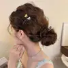 Presilha de Cabelo de Bolinhas em Formato de Coração, Presilha Lateral Exquisita de Alta Qualidade para Franja, Presilha para Testa, Presilha BB para Mulheres