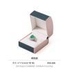 Caja para Pulsera Anillo Collar de Cuero Cepillado Transfronteriza Caja de Joyería Curvada Personalizada Embalaje de Joyería de Alta Gama