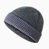 Chapéu de Lã Chapéu Frio Chapéu Melão Masculino Outono e Inverno Quente Curto Tricô Coreano Outdoor Transfronteiriço Mestre da Terra Chapéu da Moda Feminino