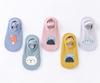 Calcetines de Piso para Bebé con Transferencia de Calor de Dibujos Animados Silicona Antideslizantes Algodón Puro Calcetines Tipo Mocasín para Niños Calcetines para Caminar de Bebé