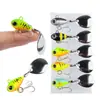 Conjunto de Iscas Submarinas Doudou Vib Spinnerbait Giratório para Pesca em Água Doce e Salgada