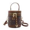 Bolsa Cilíndrica da Moda Bolsa Feminina 2025 Novo Estilo Moderna Portátil de Alta Qualidade Bolsa Balde Transversal de Ombro Único Balde de Leitura Bolsa Pequena
