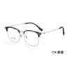 Armazón de Gafas para Cejas Casual Fresco y Atractivo Marco de Titanio Patas de Titanio al Vacío IP para Caras Grandes Sin Pellizcar Gafas al por Mayor Danyang