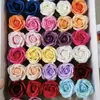 Vendas Diretas da Fábrica Mini Cabeças de Flores do Tamanho de um Polegar DIY Flores de Sabão Semi-Acabadas Cabeças de Flores de Rosa Presentes de Flores de Sabão Atacado