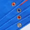 Lona Impermeable Azul y Naranja Tela Plástica Pe Protección Solar y Lluvia Toldo Exterior Engrosado Refugio de Lluvia Lona Venta al por Mayor
