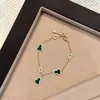 Pulsera Popular de Calabaza Roja de Xiaohongshu para Mujer, Pulsera de Estilo de Nicho de Lujo Ligero de Gama Alta con Nácar y Circonita, Joyería de Amistad al por Mayor