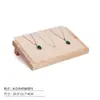 Accesorios para Transmisiones en Vivo de Joyería Bandeja de Joyería de Madera Maciza Bandeja de Exhibición de Collares Bandeja de Almacenamiento para Pulseras, Anillos, Pulseras, Pendientes