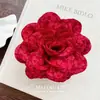Clip de Flor de Rosa Grande Festivo Atmosférico Clip de Cabello de Alta Gama Clip de Tiburón de Flor Grande Accesorios para el Cabello de Mujer Lote de Mujer