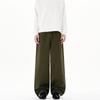 Ropa para Hombre Lktm Otoño e Invierno Estilo Coreano Color Sólido Simple Básico Forro Polar Pantalones Casuales Unisex Sueltos Versátiles Pantalones de Pierna Ancha