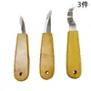 Mango de bambú cuchillo de tallado en madera DIY Cuchillo para carpintería herramienta manual de tallado cuchillo cuchillo para cortar madera juego de herramientas profesionales para tallado en madera