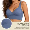Sujetador tipo top sin costuras Zeriluna con realce: Se ajusta al cuerpo, suave y cómodo, push-up sin costuras, disponible en varios colores