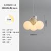 Lámpara de araña para restaurante estilo crema 2024 Nuevo diseñador Creativa Panda Mesa de comedor Comedor Bar Iluminación Moderna Simple