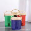 Barril de Acero Inoxidable para Té de Leche Barril Aislado de Doble Capa Barril de Gran Capacidad para Tienda de Té de Leche Barril de Plástico para Jugo Leche de Soya Bebida Barril para Té de Hierbas