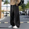 Pantalones de Trabajo de Marca Americana de Moda Talla Grande para Hombre Primavera y Otoño Sueltos Rectos Casuales Pantalones Largos de Pierna Ancha de Moda para Hombre