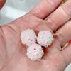Bola de diamante incrustada con cuentas de cristal de pedrería, cuentas con agujero, cuentas espaciadoras, hechas a mano, material para colgante de pulsera de mano, accesorios de joyería DIY al por mayor