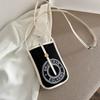 Bolso Pequeño Casual Simple para Mujer 2024 Cuatro Estaciones Nuevo Moderno de Moda Distintivo Elegante Bolso de Hombro Cruzado Mini para Teléfono Móvil