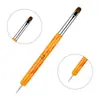 Caneta para Nail Art Haste de Onda Quente Mais Vendida na Fronteira, Haste Acrílica de Uso Duplo, Ferramenta Caneta para Manicure Francesa de Fototerapia