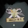 Flor de Muñeca para Dama de Honor Flor de Mano para Grupo Hermana de la Novia Estilo Bosque Boda Coreana Pulsera de Boda Padres Novio Padrinos Ramillete