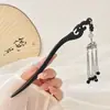 Pasador de Estilo Antiguo, Pasador Elegante y Femenino con Borla, Pasador de Nuevo Estilo Chino, Tocado de Mariposa con Falda de Cara de Caballo